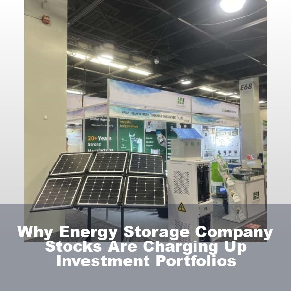 Why Energy Storage Company Stocks Are Charging Up Investment Portfolios